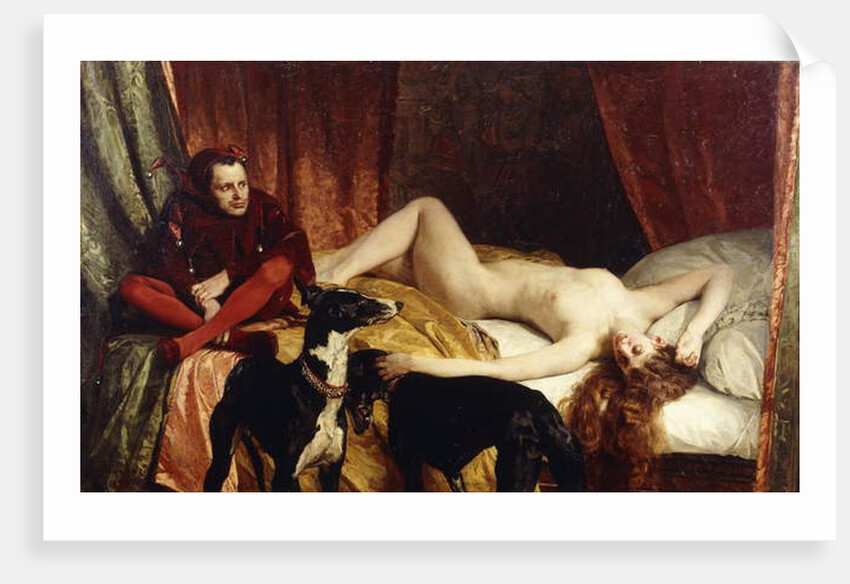 The Jester; Le Bouffon, 1868 by Edouard-Theophile Blanchard