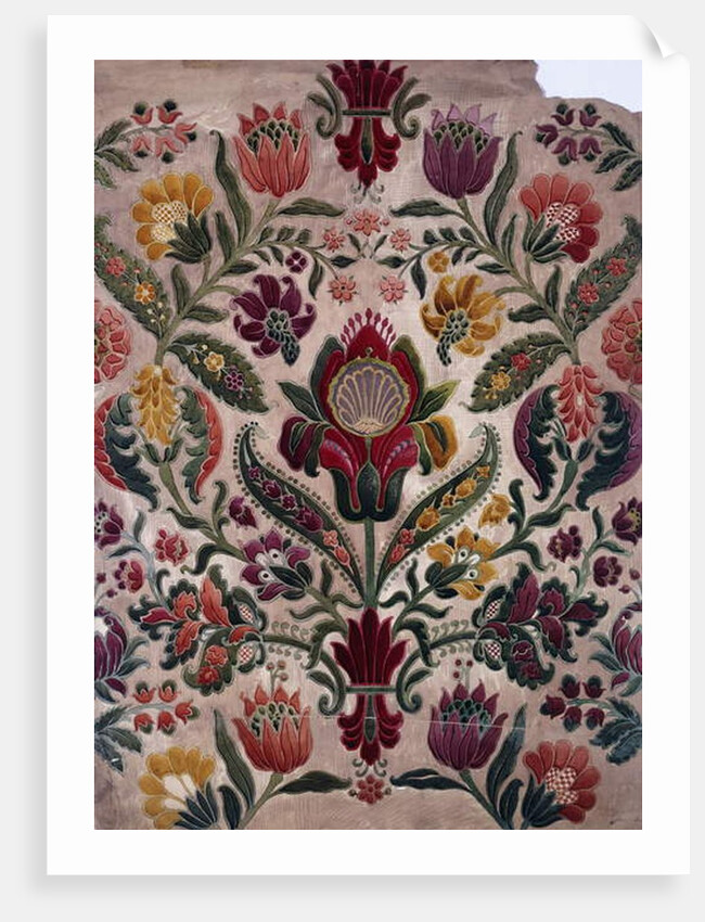 A Full-colour Cartoon of Tapestry, Silk or Wallpaper, c.1830-40 by English School