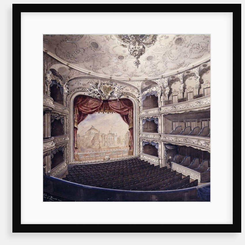The Lessing Theatre, Berlin, 1888 by Hans Krause