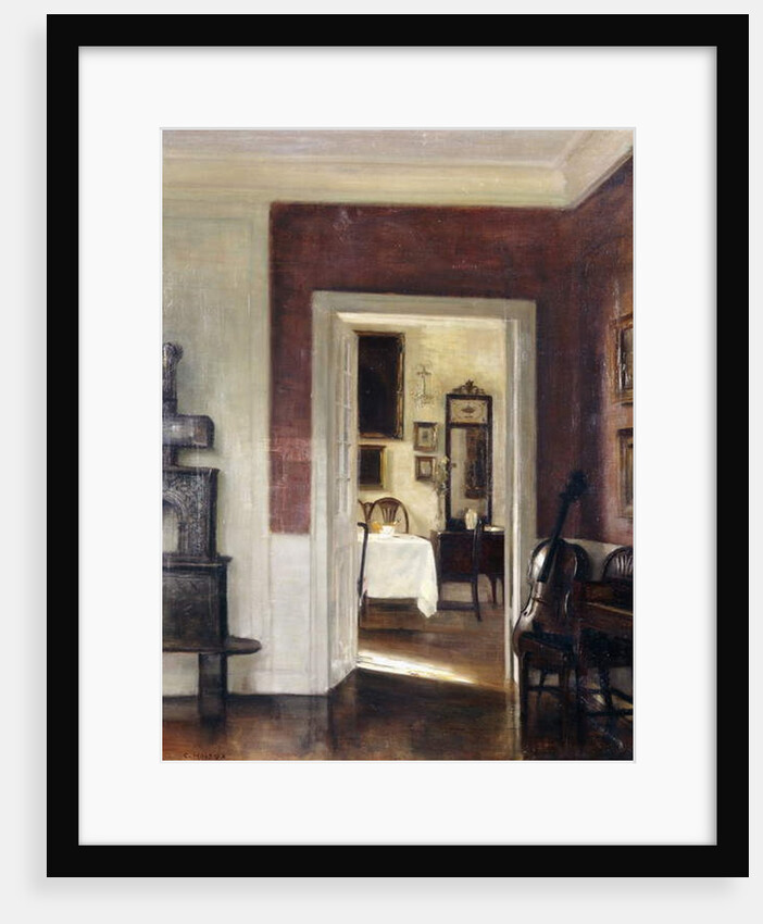 An Interior with a Cello by Carl Holsoe