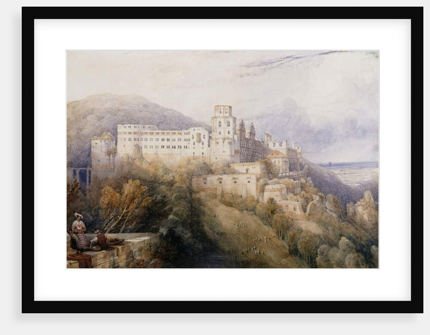 Heidelburg, The Palace of the Electors of the Palatinate, 1832 by David Roberts