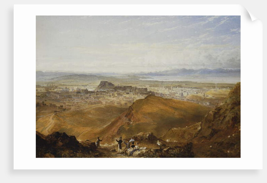 Edinburgh from Arthur's Seat by Hugh William Williams