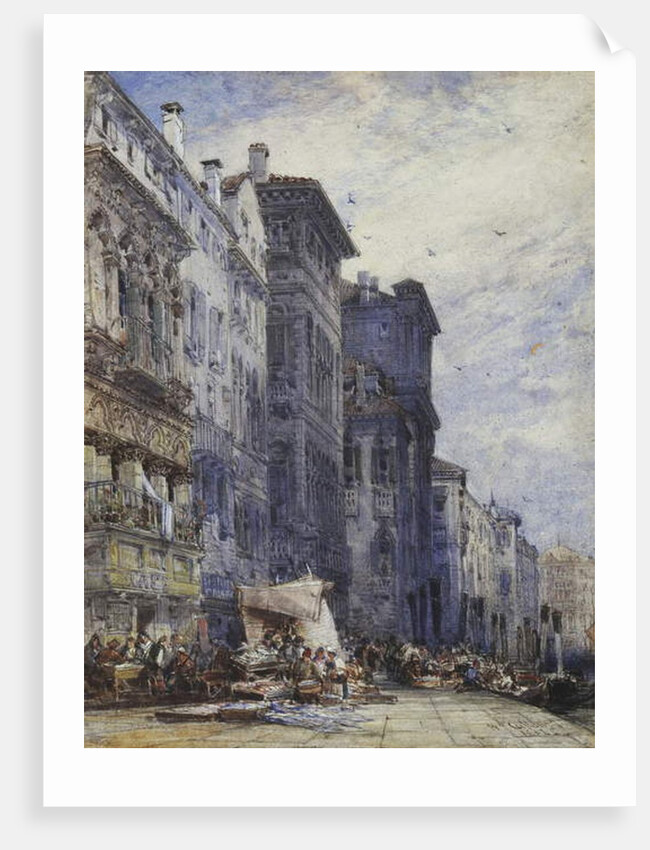 The Market Place, Coburg by William Callow