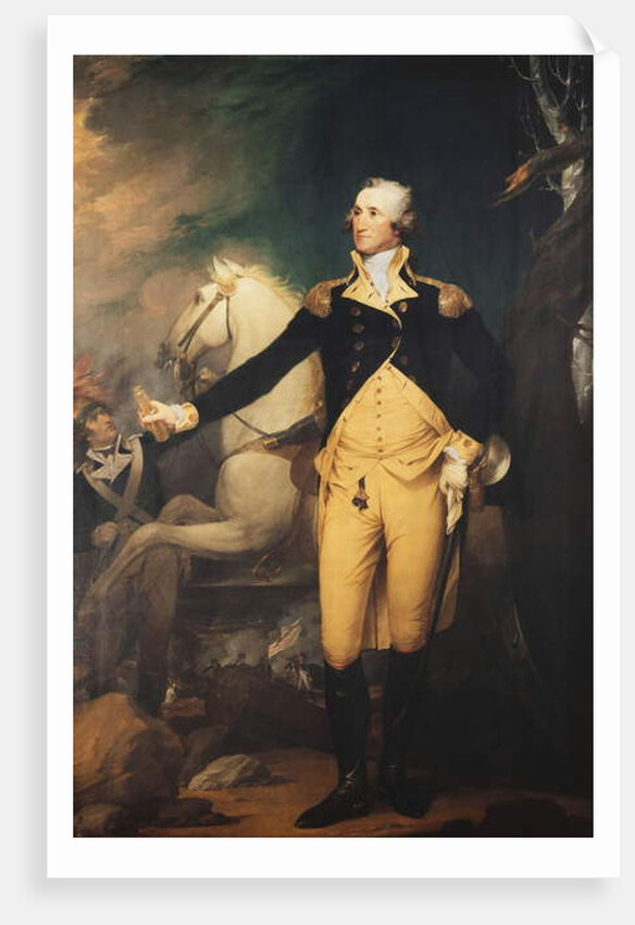 Portrait of General George Washington at the Battle of Trenton by Rober Muller
