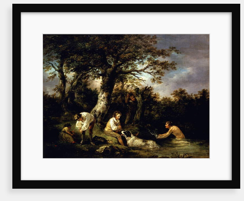 Boys Bathing by George Morland