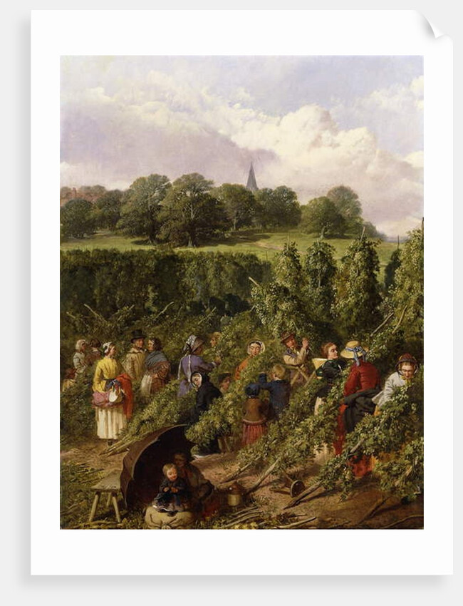 The Hop Pickers, 1855 by John Frederick Herring Snr