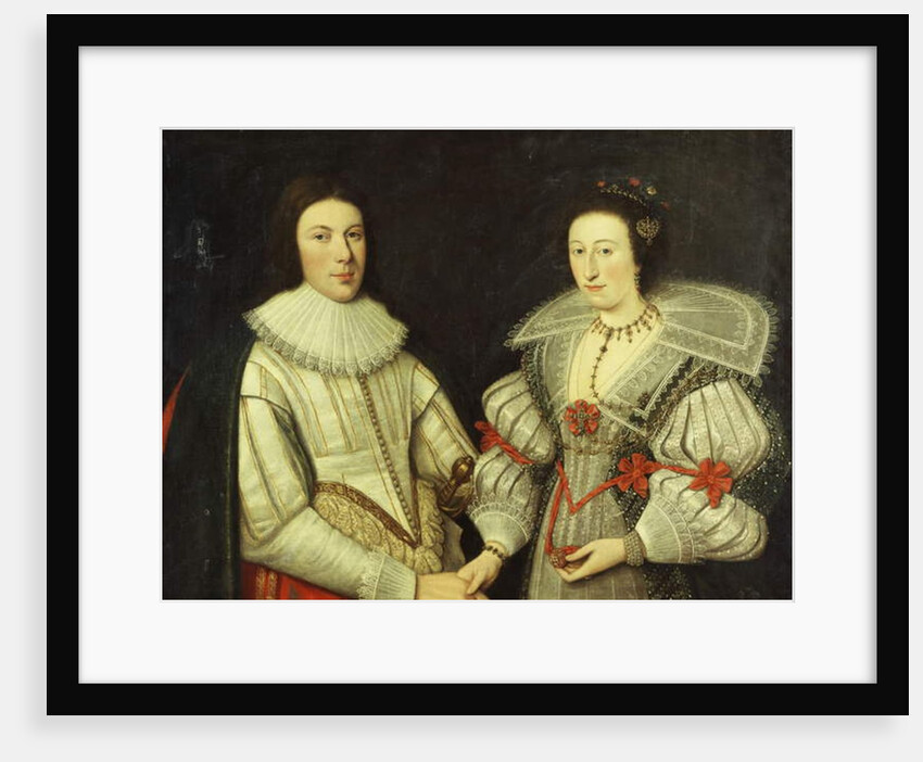 A Group Portrait of a Gentleman by Scottish School