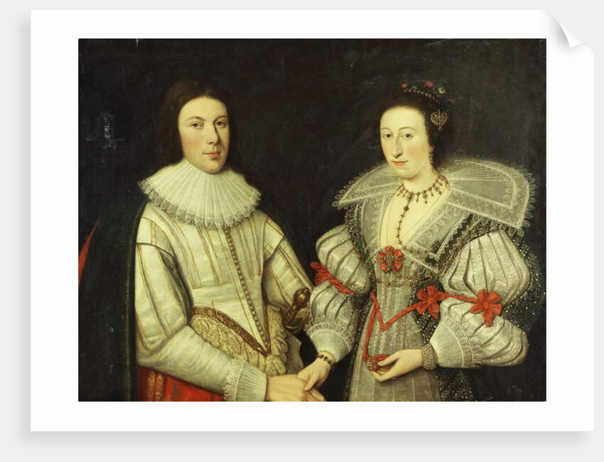 A Group Portrait of a Gentleman by Scottish School