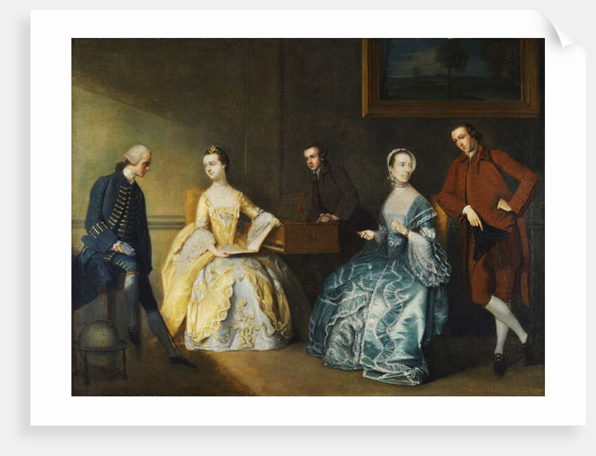 A Group Portrait of the Chambers Family by John Thomas Seton