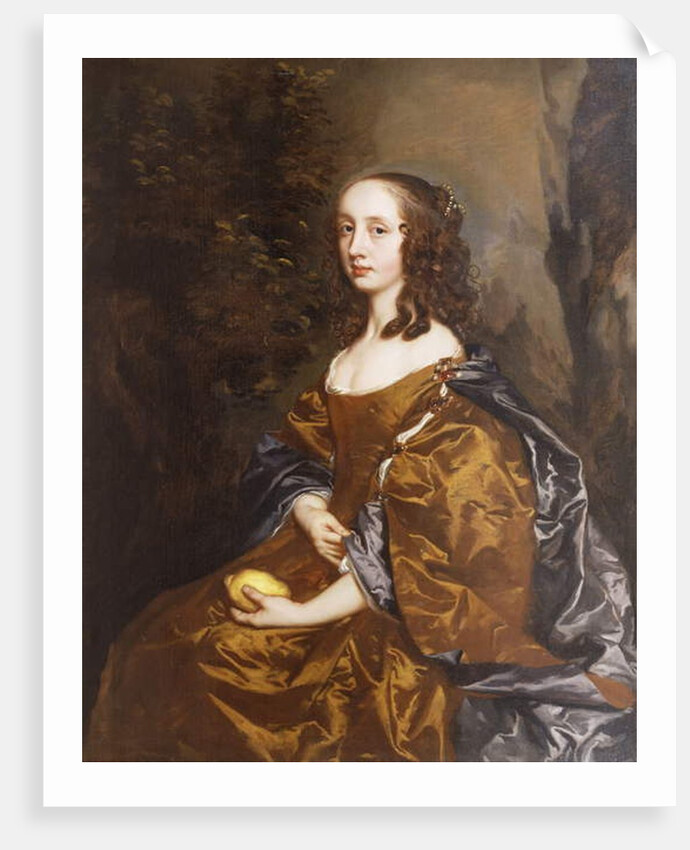 Portrait of a Lady, possibly Elizabeth Wharton, wife of Robert Bertie, 3rd Earl of Lindsey by Peter Lely