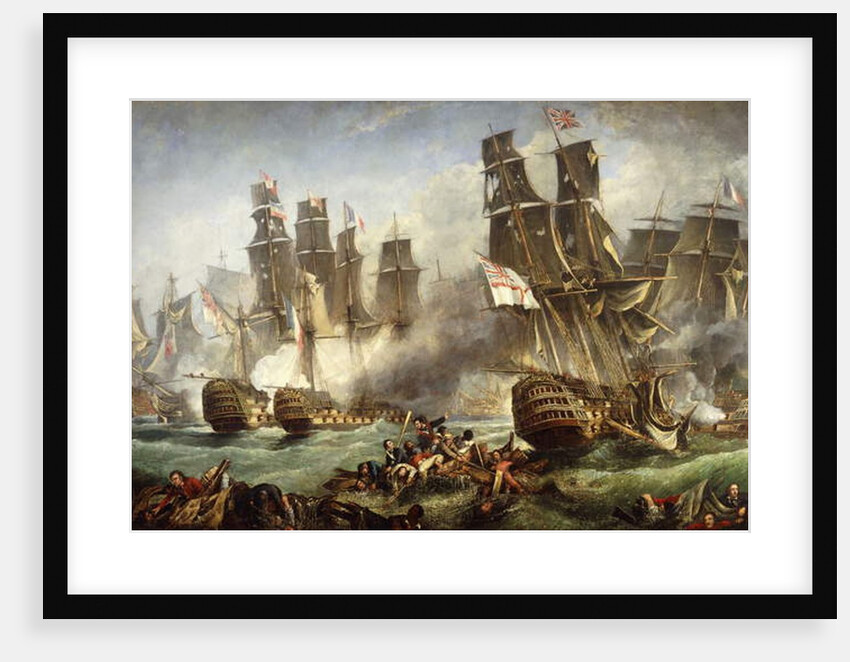 The Battle of Trafalgar by English School