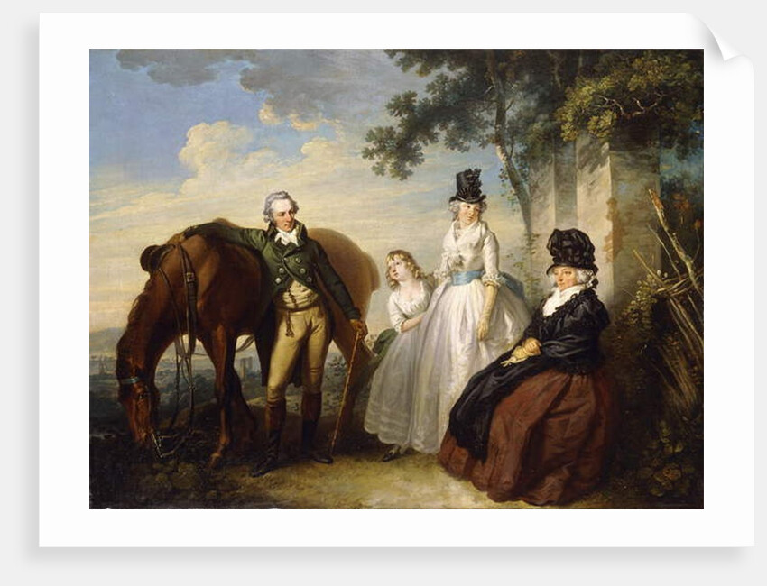 A Group Portrait of the Parker Family by Henry Singleton