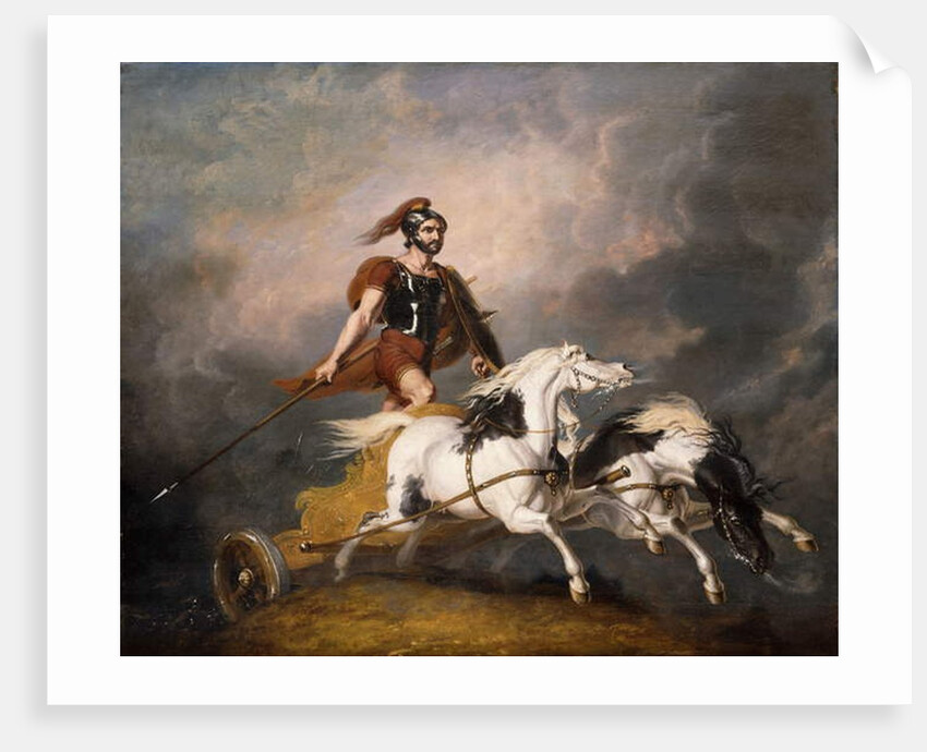 The Car of Cuthullin: 'The Car of War Comes on Like the Flame of Death, 1815 by Abraham Cooper