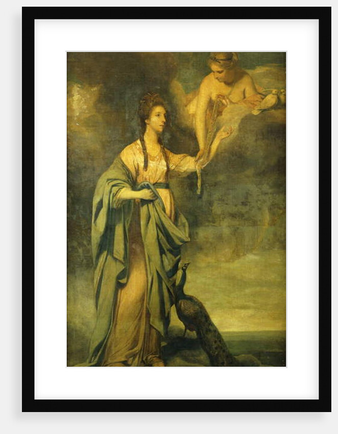 Portrait of Annabella, Lady Blake as 'Juno Receiving the Cestus from Venus', c.1769 by Joshua Reynolds