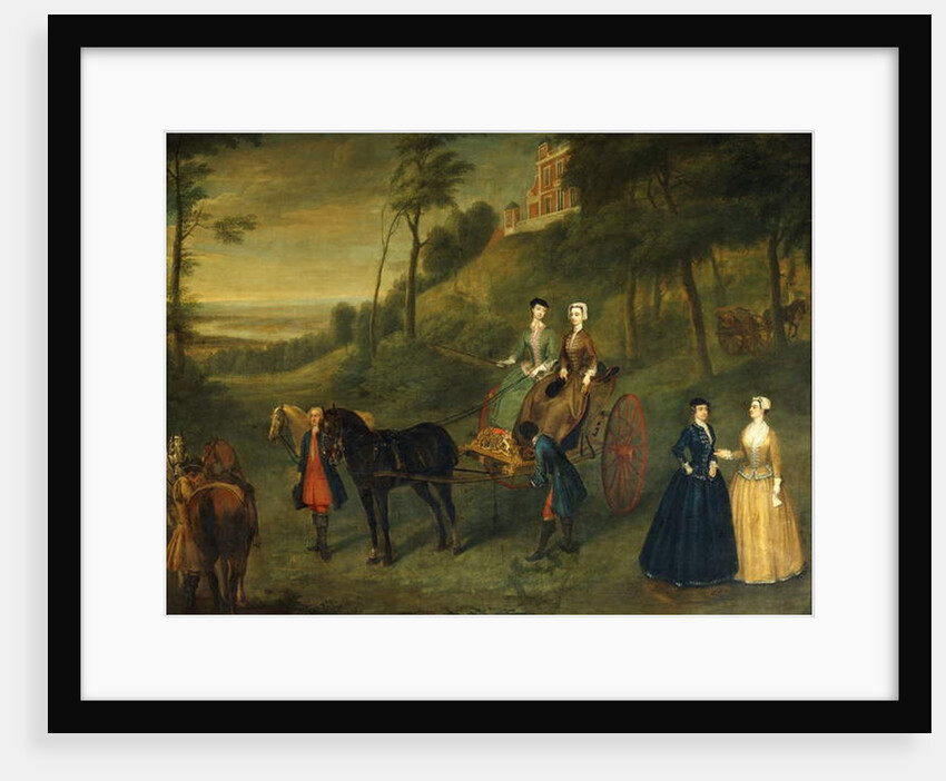 Ladies and Maids of Honour in Greenwich Park by Charles Phillips