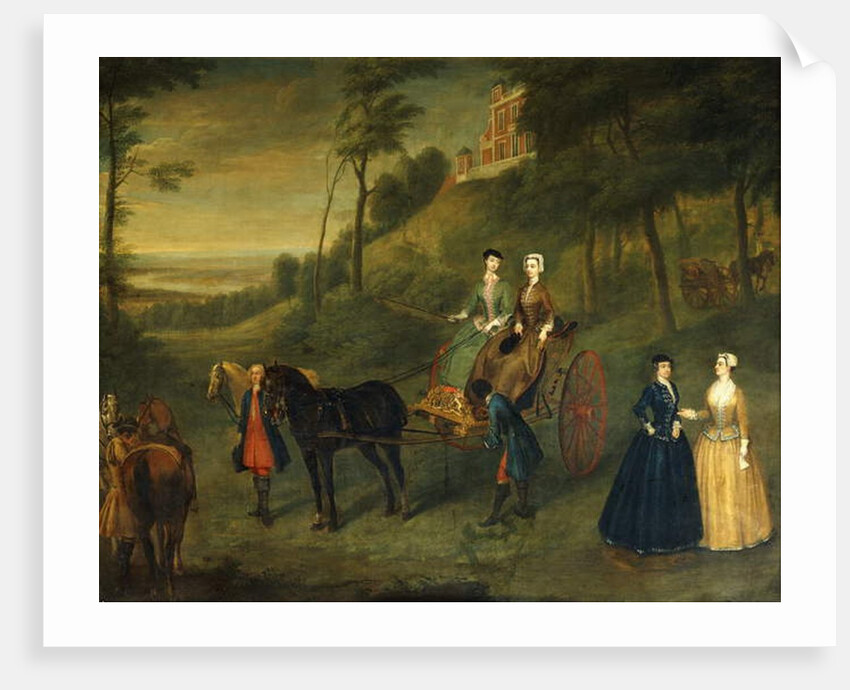 Ladies and Maids of Honour in Greenwich Park by Charles Phillips