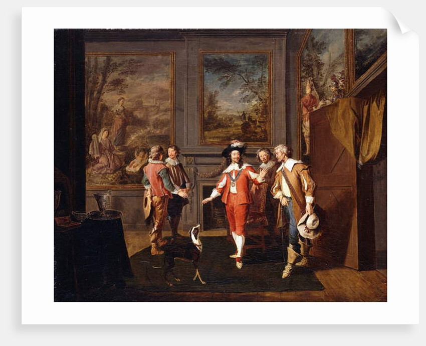 The King's Escape from Hampton Court in November 1647 by Pierre Angelis or Angillis