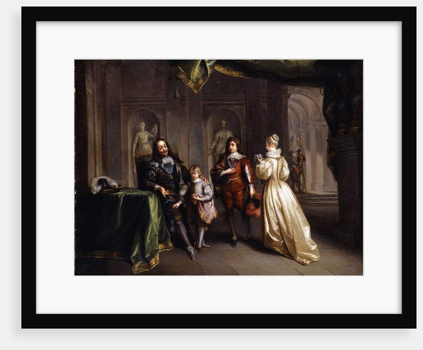 King Charles Taking Leave of his Children, c.1721 by Jean Raoux