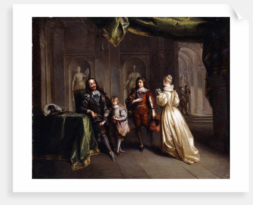 King Charles Taking Leave of his Children, c.1721 by Jean Raoux