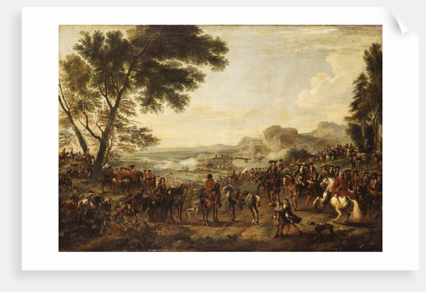 King William III and his Troops preparing for a Battle by Jan Wyck