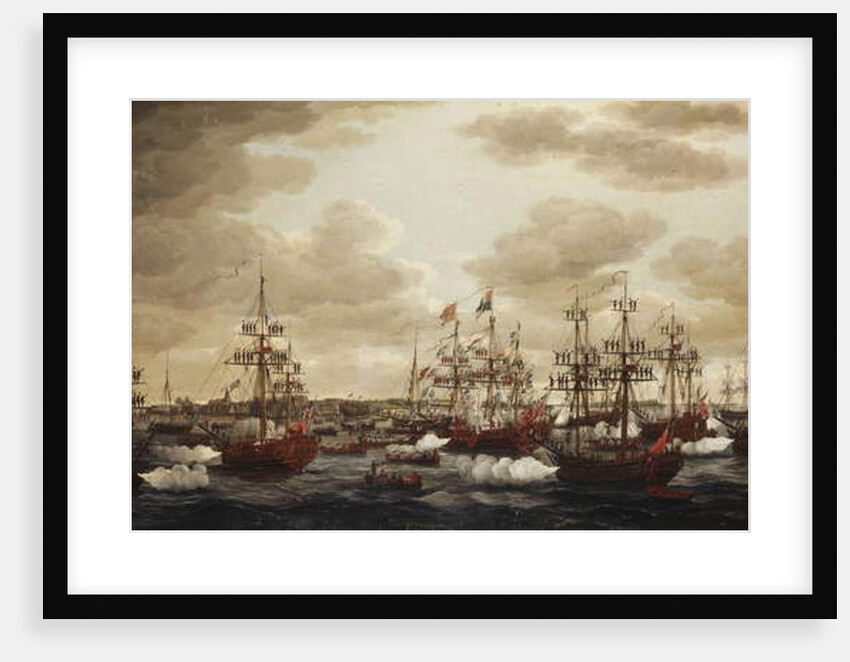 The Landing of Princess Charlotte at Harwich in 1761, 1762 by John the Elder Cleveley