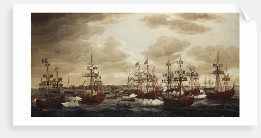 The Landing of Princess Charlotte at Harwich in 1761, 1762 by John the Elder Cleveley