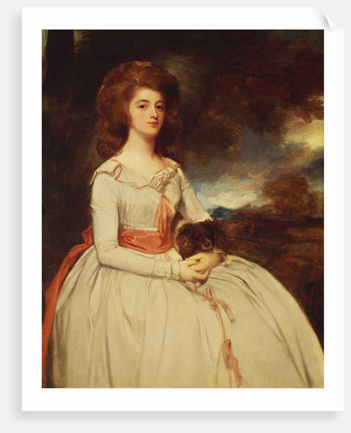 Portrait of Mrs. Moody Second Wife of Samuel Moody by George Romney