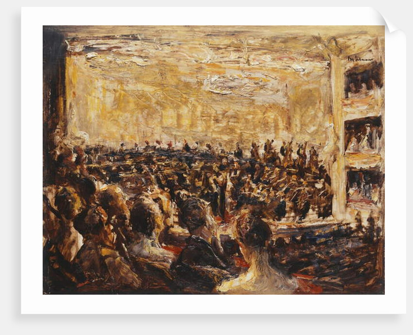 Concert in the Opera; Konzert in der Oper, 1923 by Max Liebermann