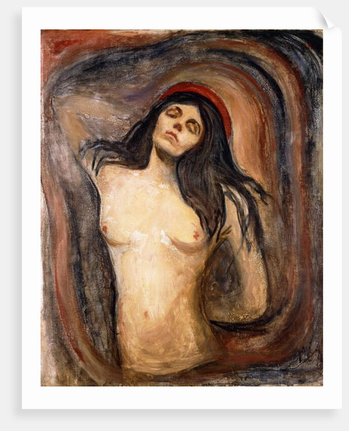 Madonna, 1894-1895 by Edvard Munch