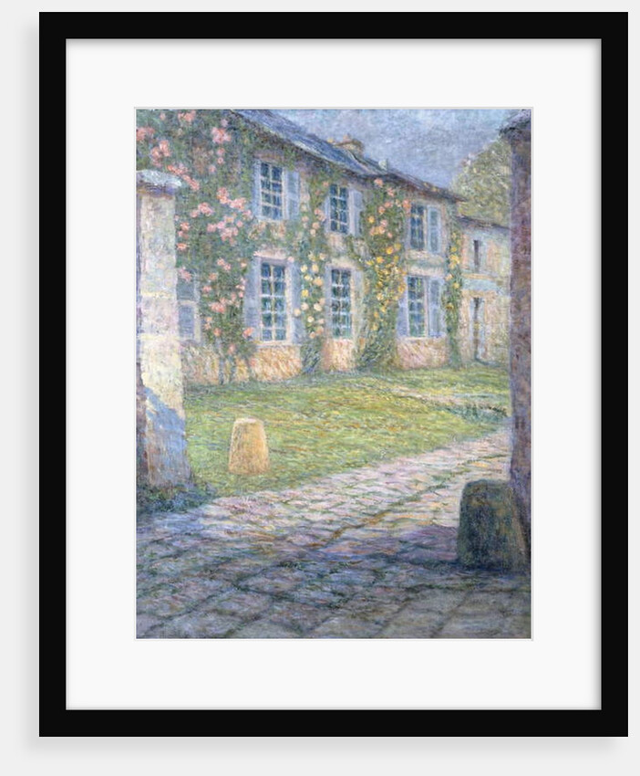 The Rose House in Versailles; La Maison Rose a Versailles, 1918 by Henri Eugene Augustin Le Sidaner