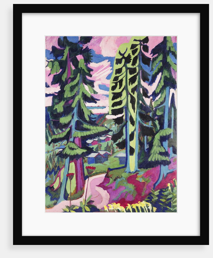 Wild Mountain; Wildboden, 1927-1928 by Ernst Ludwig Kirchner