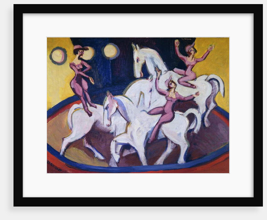 Jockeyakt, 1925 by Ernst Ludwig Kirchner