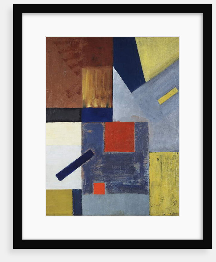 Abstract Composition; Abstrakte Komposition, 1923-1924 by Kurt Schwitters