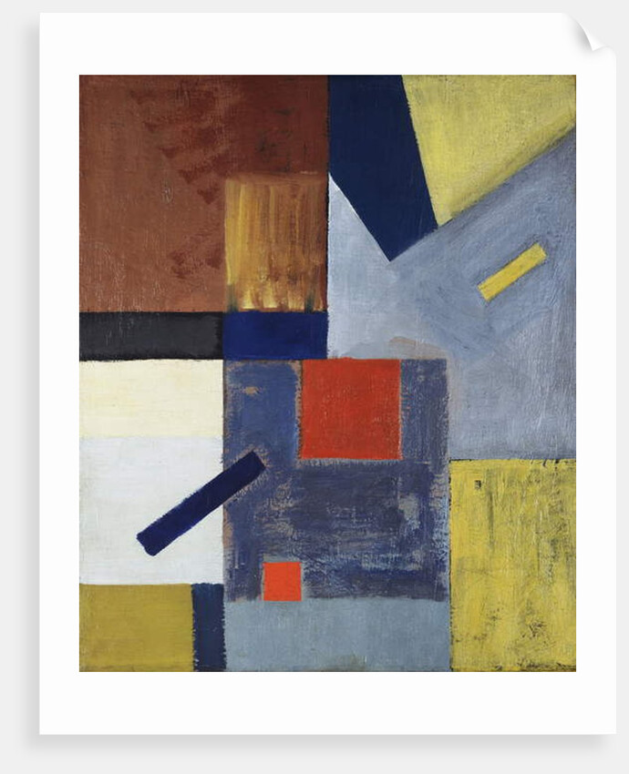 Abstract Composition; Abstrakte Komposition, 1923-1924 by Kurt Schwitters