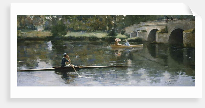 The Bridge at Grez, 1883 by John Lavery