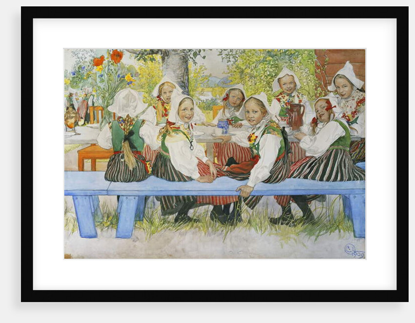 Kersti's Birthday, 1909 by Carl Larsson