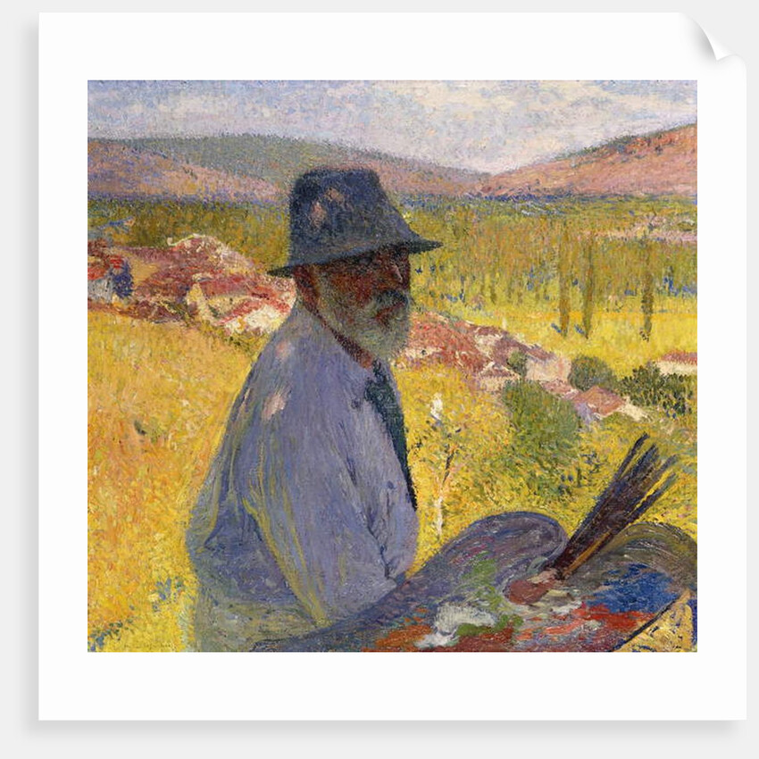 Self portrait at La Bastide-du-Vert; Autoportrait a La Bastide-du-Vert, 1905 by Henri Jean Guillaume Martin