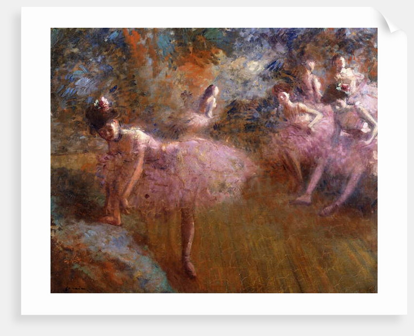Dancers in Pink; Danseuses en Rose, c.1905 by Jean Louis Forain