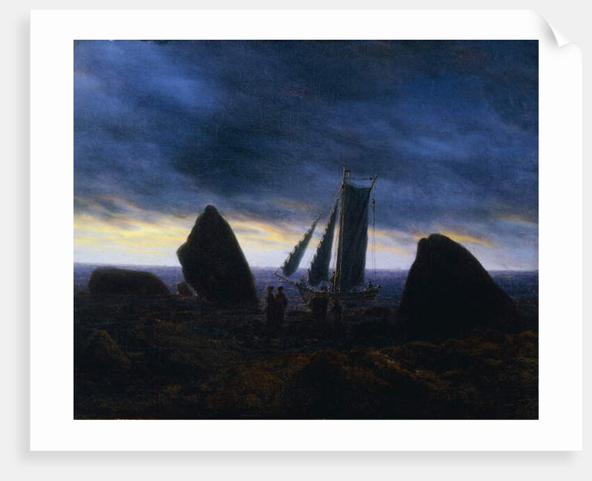 Fishing Boat by the Baltic Sea, ca. 1830-35 by Caspar David Friedrich