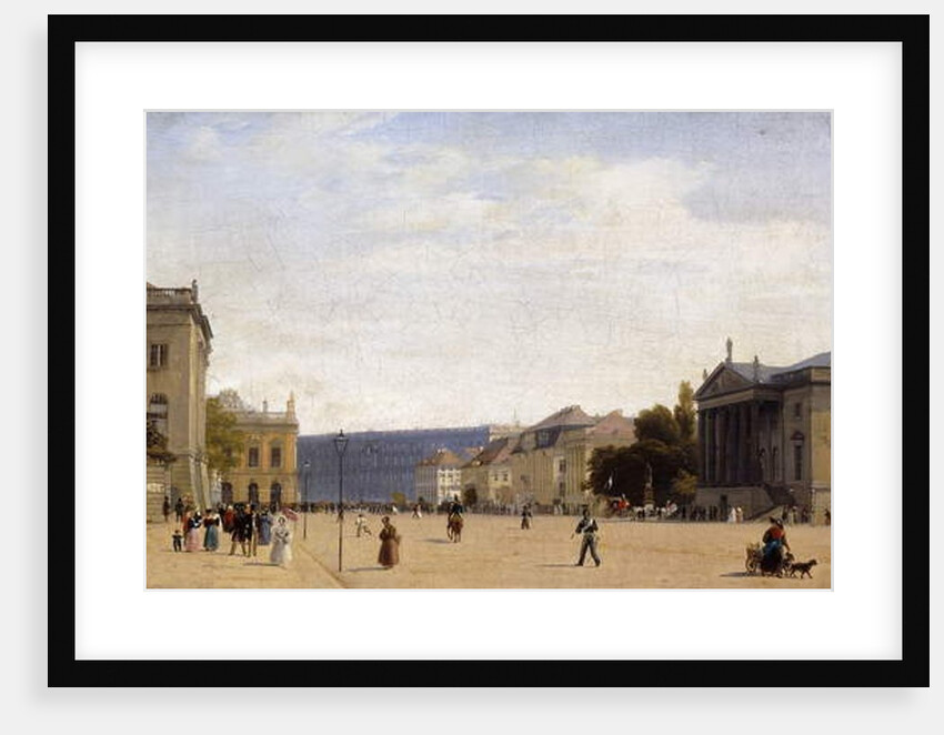 Unter den Linden, Berlin, 1836 by Eduard Gartner