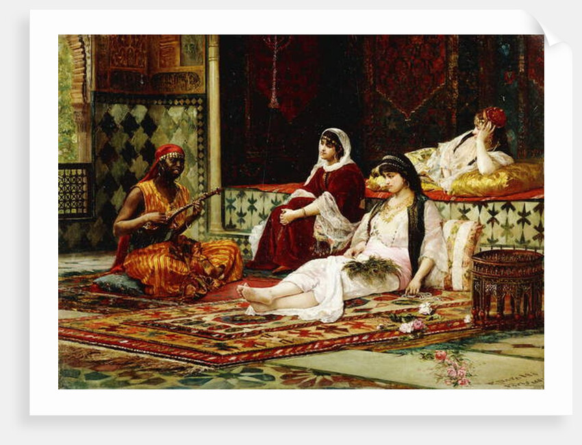 In the Harem, 1881 by Filippo Baratti