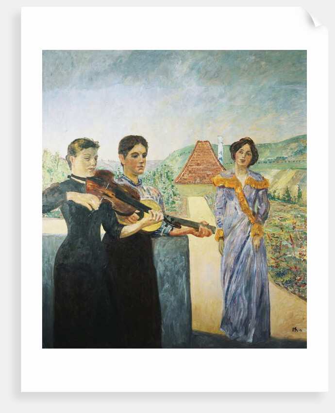 Three Women in the Vineyard; Drei Frauen im Weinberg, 1912 by Max Klinger