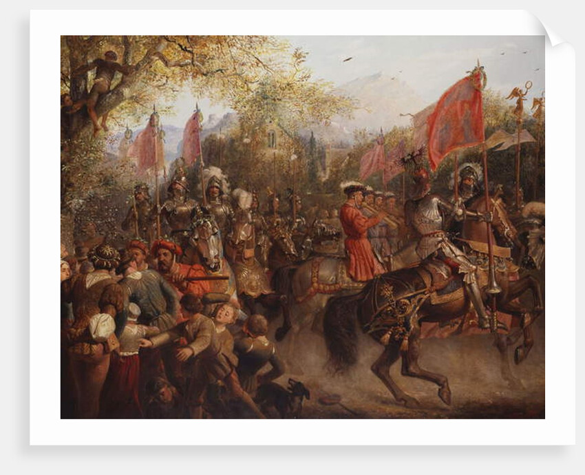 Hail! Here comes the conquering Hero, 1893 by Edward Henry Corbould