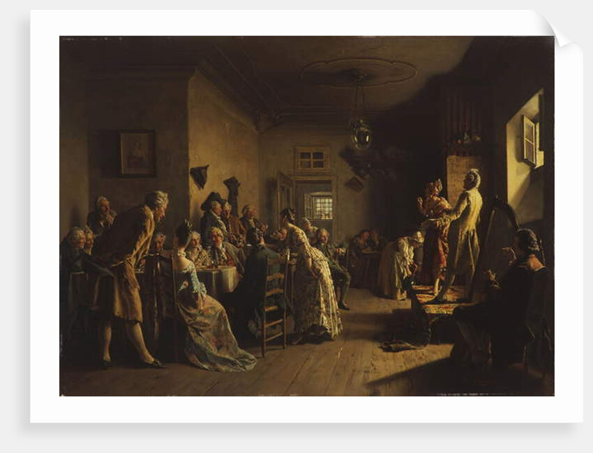 The Actors; Die Schauspieler, by Johann Hamza