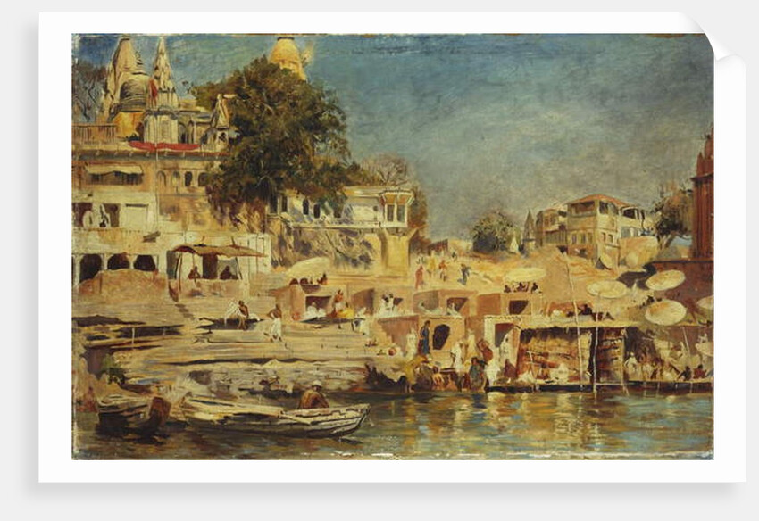 View of the Ghats at Benares, 1873 by Edwin Lord Weeks