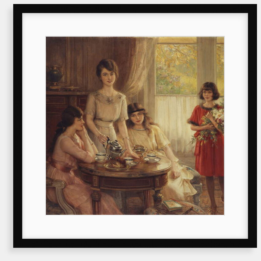 Tea Time; L'Heure du The, by Albert Lynch