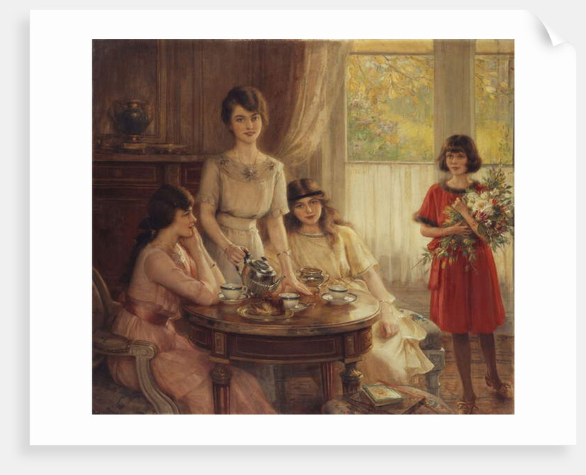 Tea Time; L'Heure du The, by Albert Lynch