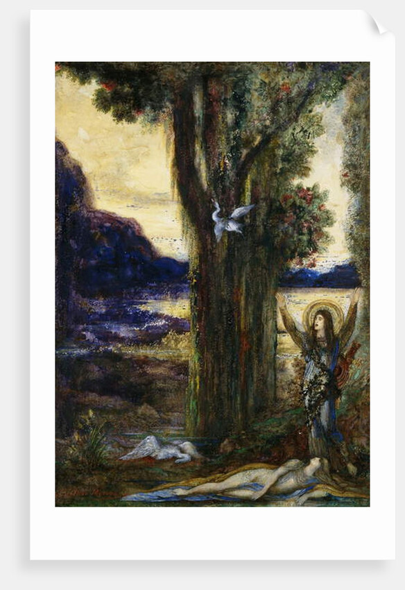 The Tears of Orpheus; La Douleur d'Orphee, c.1887 by Gustave Moreau