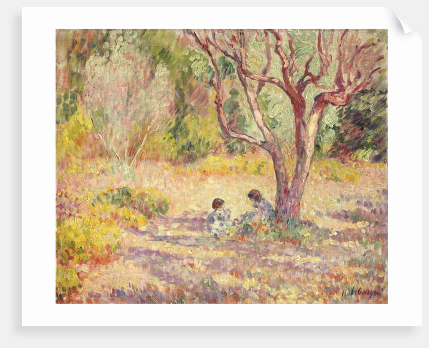 Games in the Shade of the Garden; Jeux a L'Ombre du Jardin, c.1906-1907 by Henri Lebasque