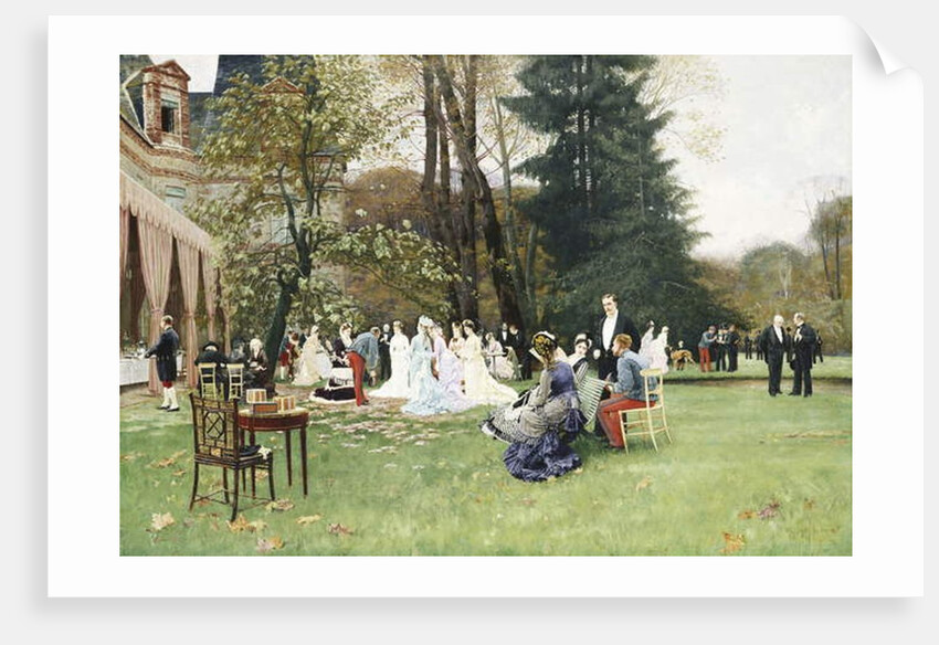 The Wedding, Fontainebleu; Les Noces, Fontainbleu by Charles Edouard Delort